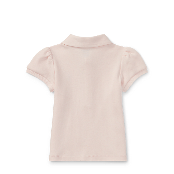 Morning Pink Cotton Polo Shirt Baby Girl 2