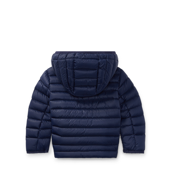 French Navy Packable Quilted Down Jacket Baby Boy 2