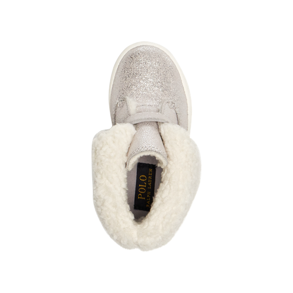 Silver Metallic Suede Siena Suede Bootie Girls 1.5-6.5 Years 3