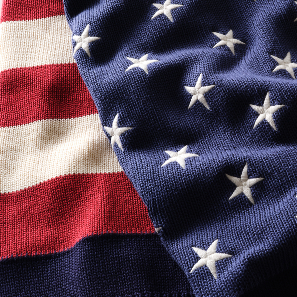 RL Flag Cotton Throw Blanket | Ralph Lauren® PA
