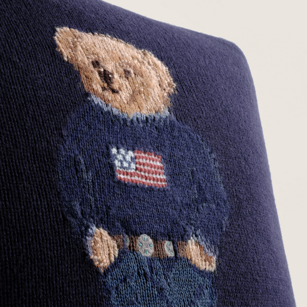 Ralph Lauren Home Polo Bear Wool Throw Pillow 2