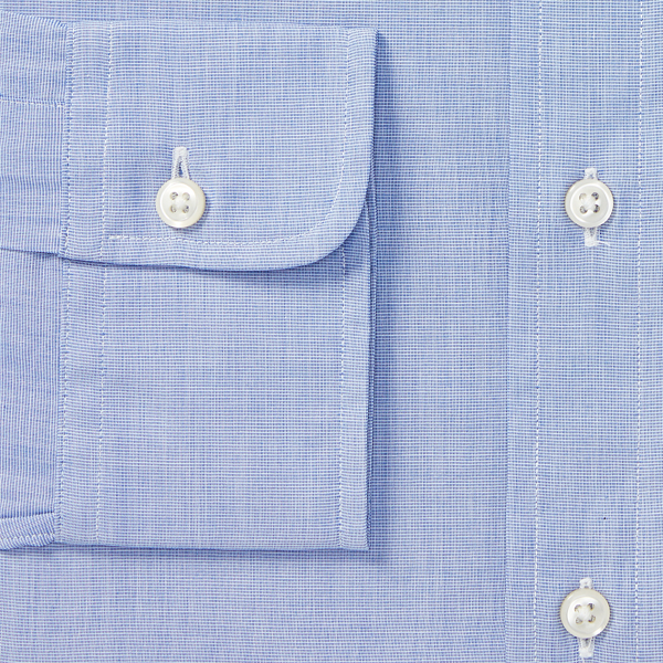 Chemise fil-à-fil coupe classique Polo Ralph Lauren en Light Blue/White 2