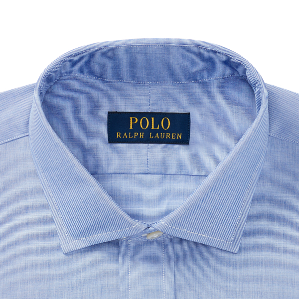 Chemise fil-à-fil coupe classique Polo Ralph Lauren en Light Blue/White 3