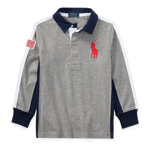 Cotton Jersey Rugby Shirt Boys 2-7 1