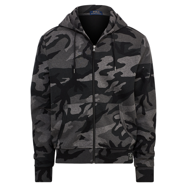 Camo-Print Cotton-Blend Hoodie Polo Ralph Lauren 1