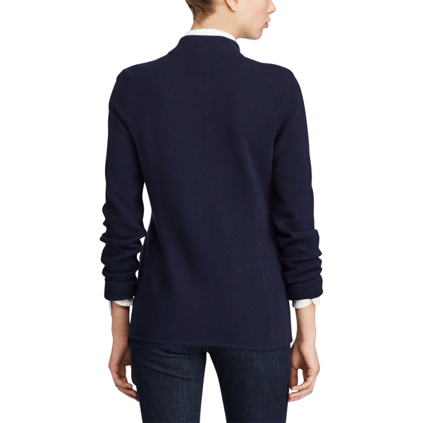 RL Navy Stretch Cotton Military Jacket Lauren 4