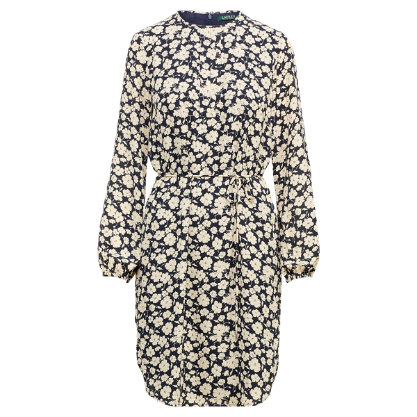 Georgette Long-Sleeve Dress Lauren 1