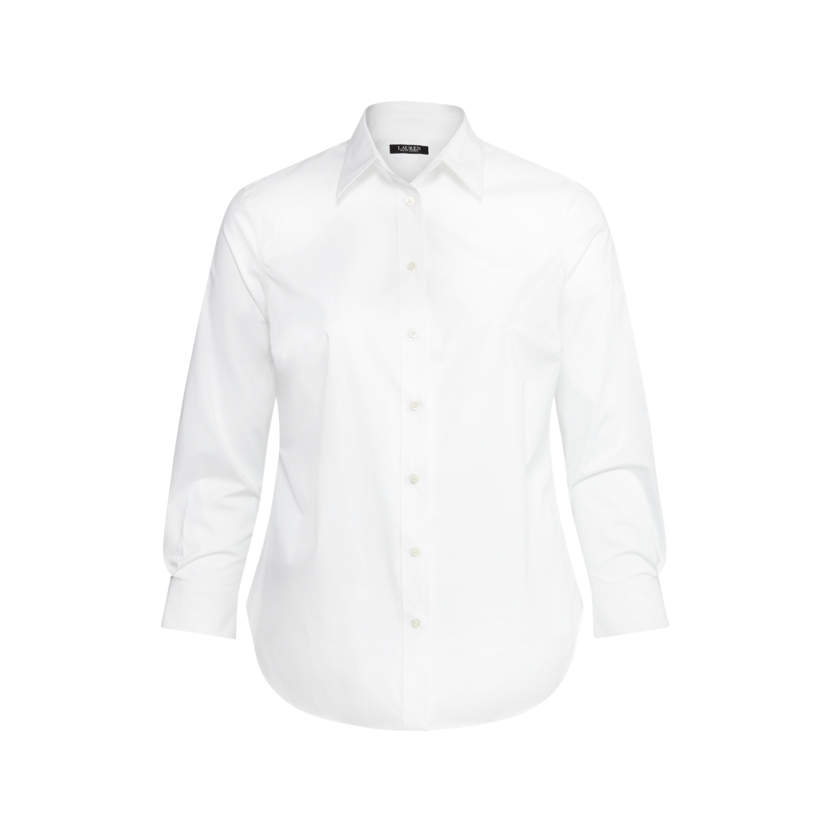 売れ筋商品|||ラルフローレン カットソー トップス レディース Non-Iron Straight-Fit Shirt, PXS - 3X Lauren Navy Lauren Ralph Lauren Long-Sleeve Non-Iron Shirt - Macy's