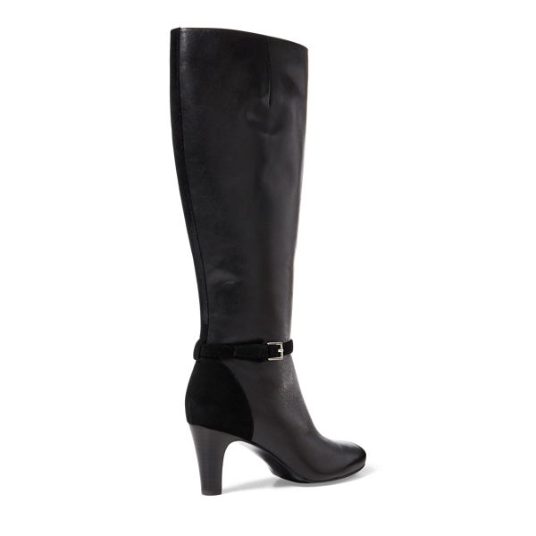 Sandie Calfskin Suede Boot for Women Ralph Lauren IL