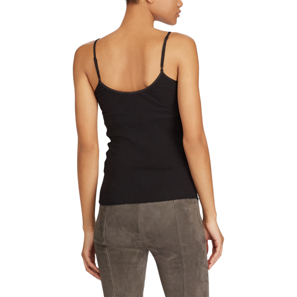 &Auml;rmelloses Spitzenoberteil Polo Ralph Lauren in Black 5