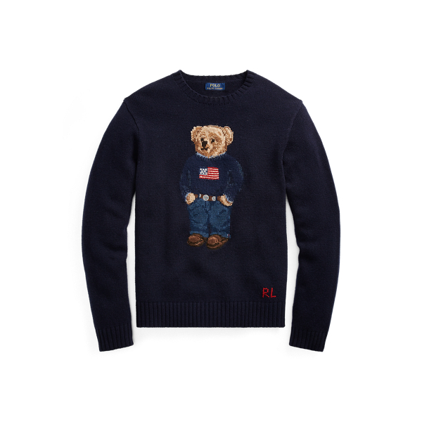 Mens ralph lauren bear hoodie sale