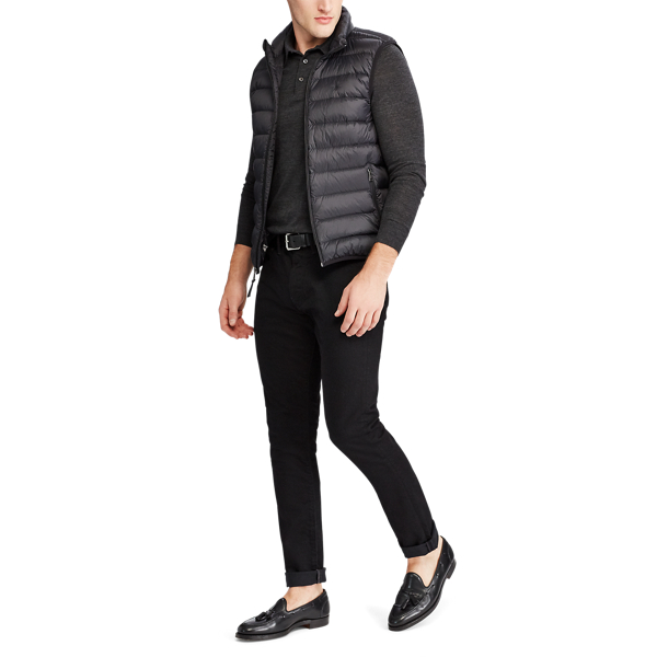 Polo Black Packable Down Vest Big & Tall 2