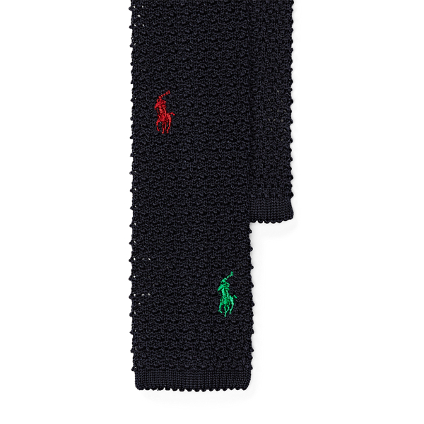 Allover Pony Knit Silk Tie