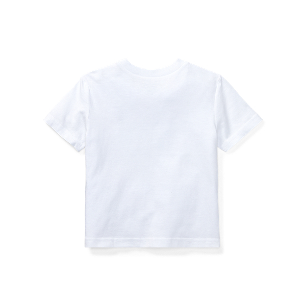 T-shirt col rond jersey de coton Baby Boy en Blanc 2