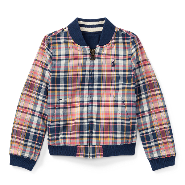 Reversible Baseball Jacket Girls 1.5-6.5 Years 1