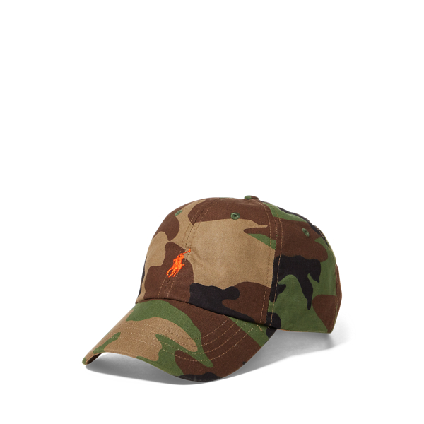 Ralph lauren camo baseball cap on sale