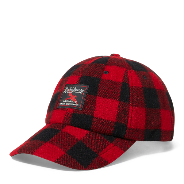 Casquette motif &agrave; carreaux Buffalo