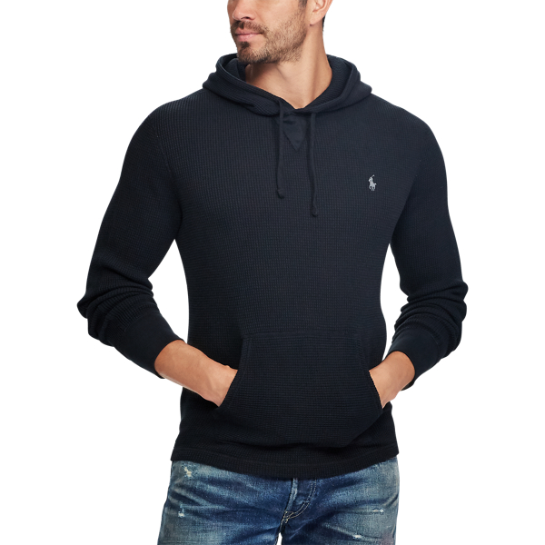 Waffle Knit Cotton Hoodie Sweatshirts T Shirts Sweatshirts Ralph Lauren