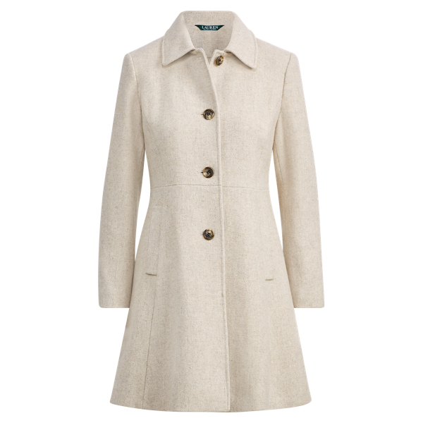 Ralph lauren fit and flare coat on sale