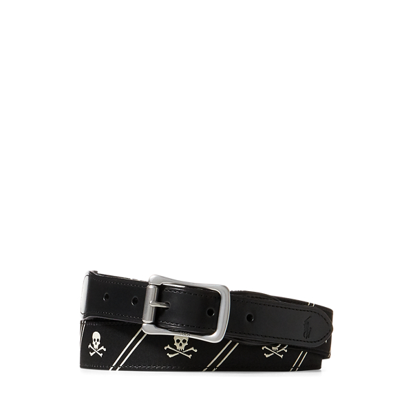 Skull and Crossbones Belt for Men Ralph Lauren PA