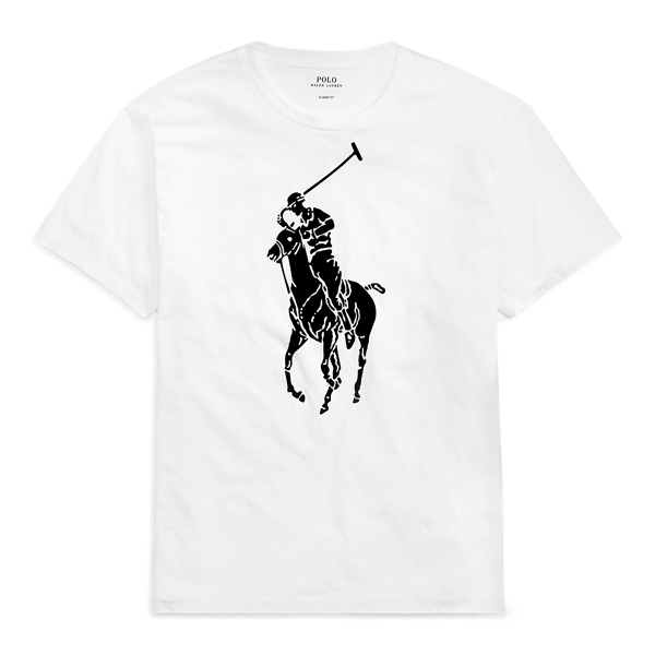White/Black Classic Fit Cotton T-Shirt Polo Ralph Lauren 1