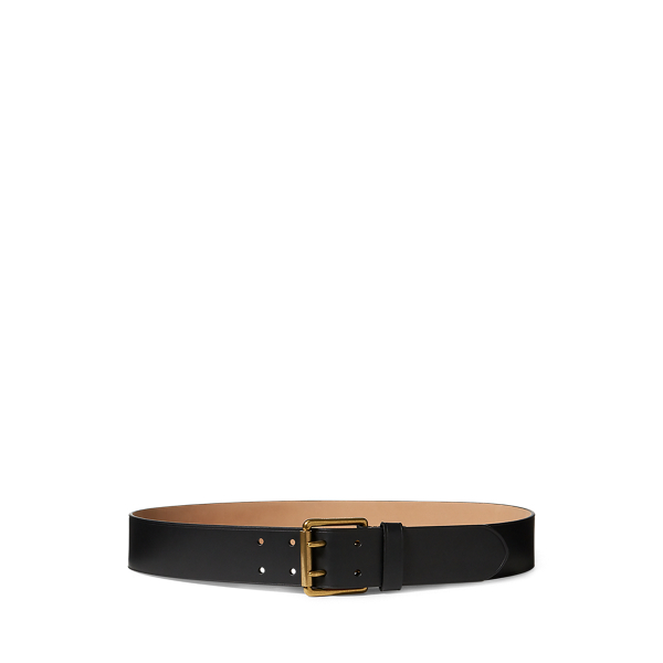 Double-Prong Leather Belt Polo Ralph Lauren 1