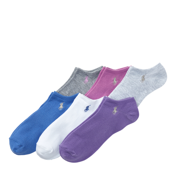 Black Ultralow Sock 6-Pack Polo Ralph Lauren 1