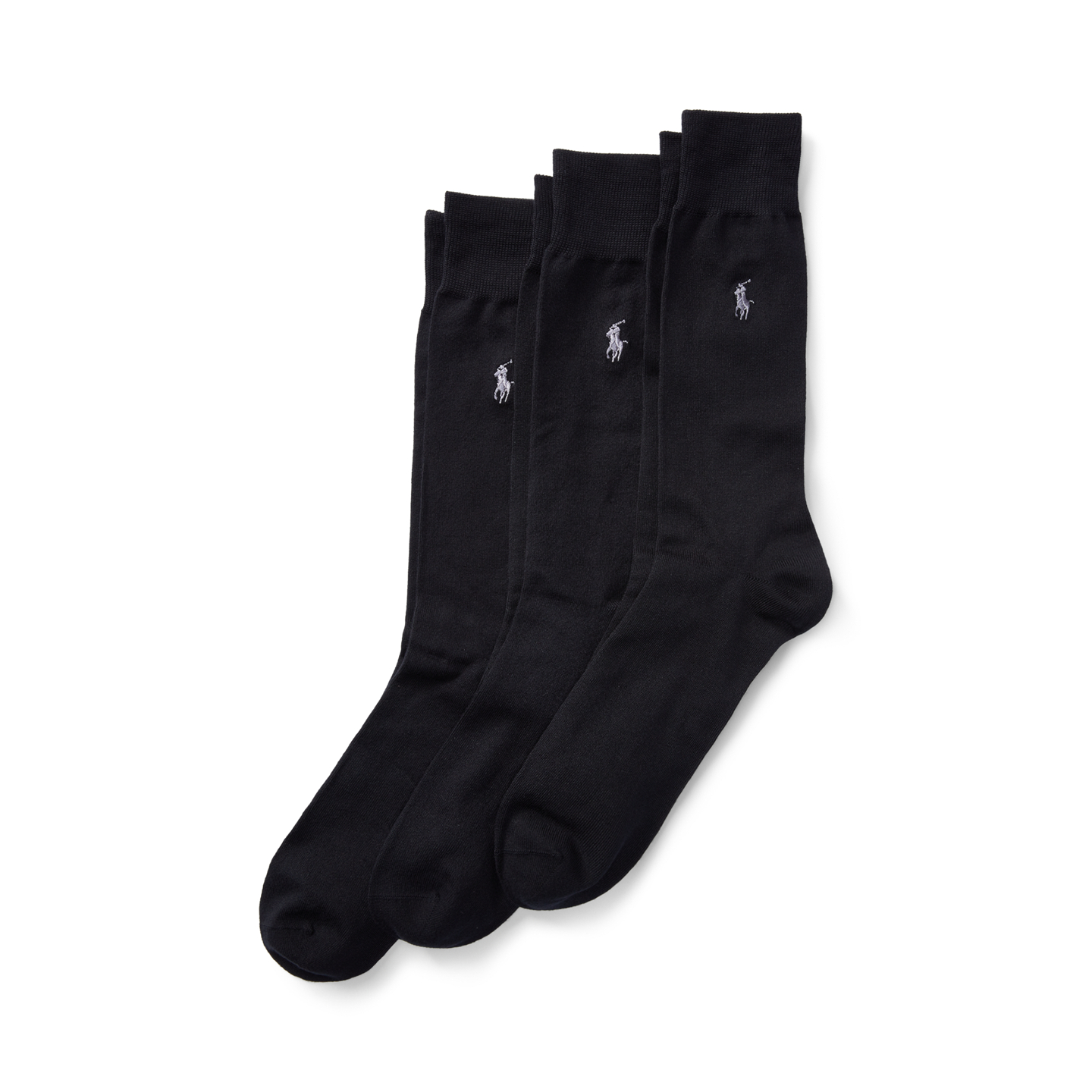 Носки Supersoft для мужчин, 3 шт. — Ralph Lauren, цвет: Чёрный — фото 1