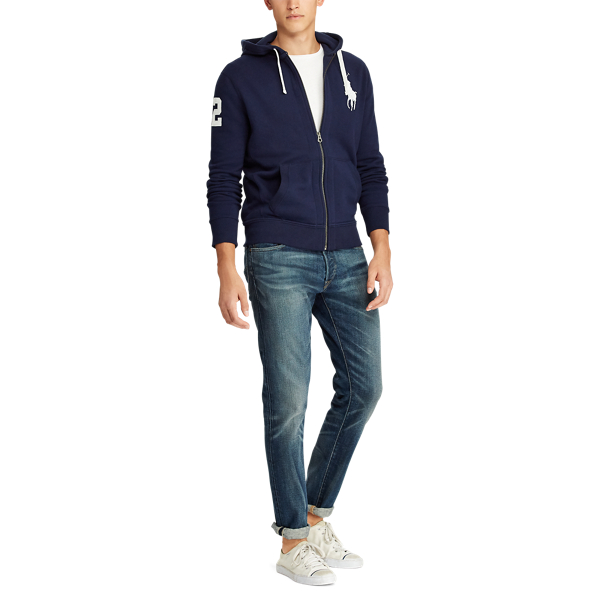 Cruise Navy Cotton-Blend-Fleece Hoodie Polo Ralph Lauren 3