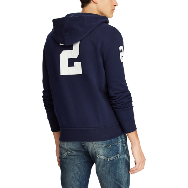 Cruise Navy Cotton-Blend-Fleece Hoodie Polo Ralph Lauren 5