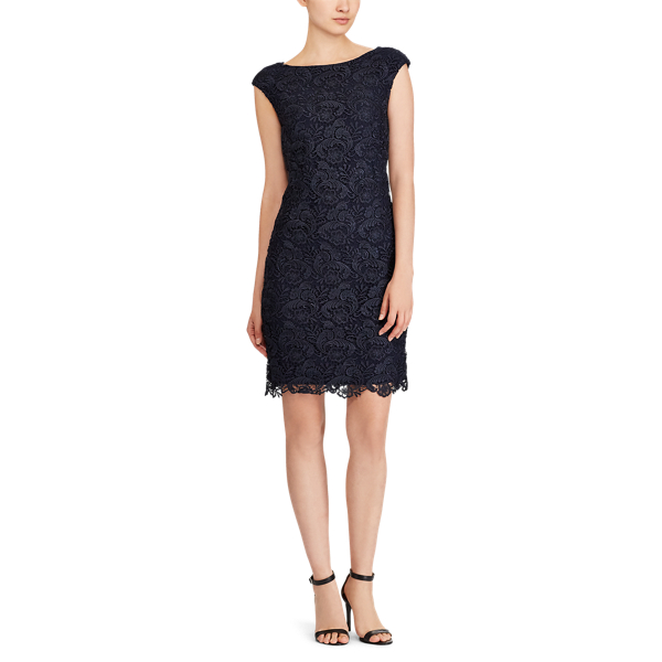 Lauren ralph lauren lace sheath dress hotsell