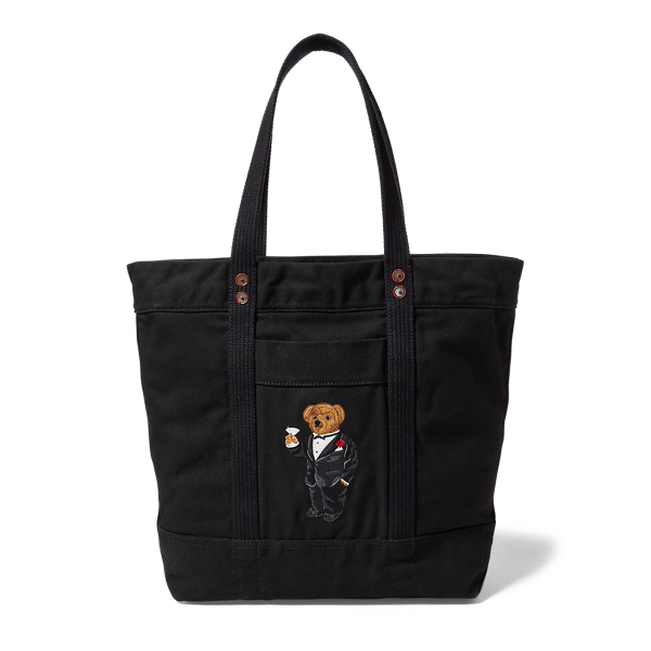 Tote Martini Bear in tela