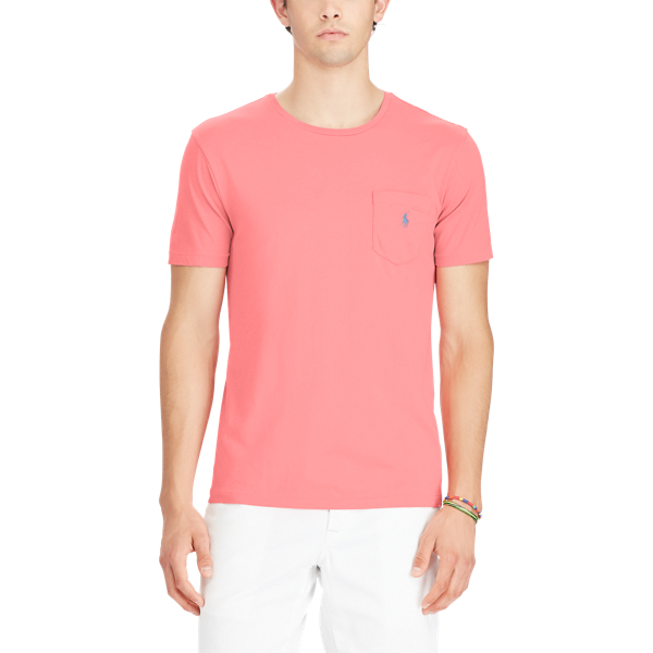 Hyannis Red Classic Fit Cotton T-Shirt Polo Ralph Lauren 3