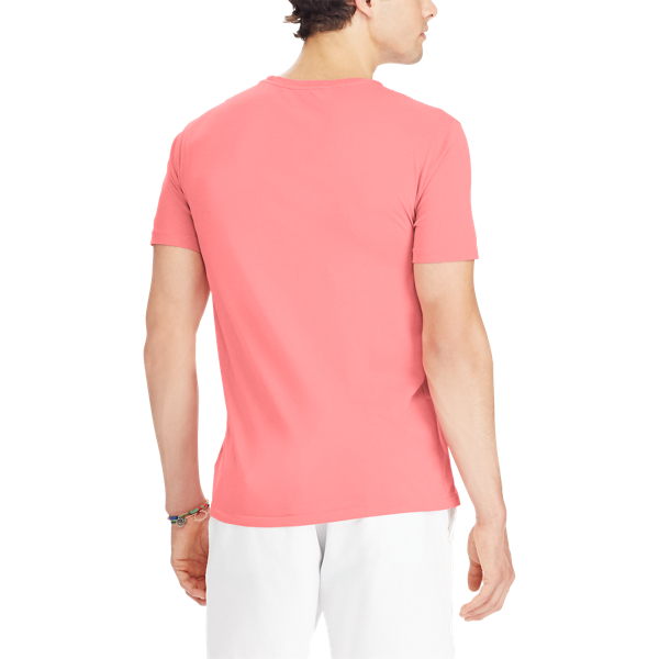 Hyannis Red Classic Fit Cotton T-Shirt Polo Ralph Lauren 4