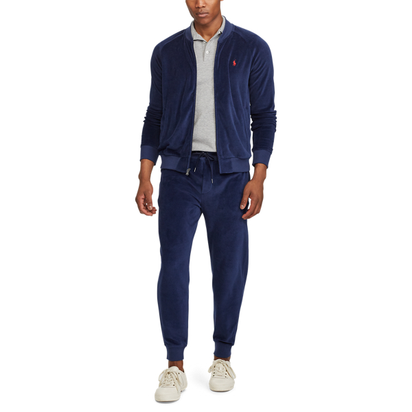 Cotton Blend Velour Jogger for Men Ralph Lauren UZ