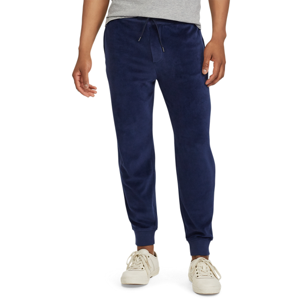 Cotton Blend Velour Jogger Ralph Lauren UK