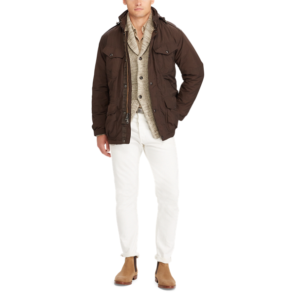Equine Brown Water-Repellent Field Jacket Polo Ralph Lauren 2