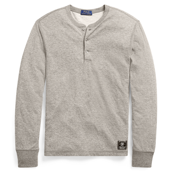 Cotton-Blend Henley Shirt Polo Ralph Lauren 1