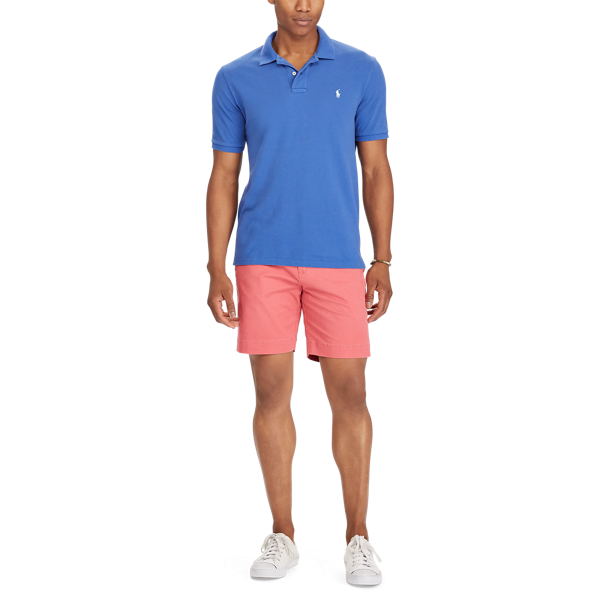 Provincetown Blue Custom Slim Fit Mesh Polo Polo Ralph Lauren 2