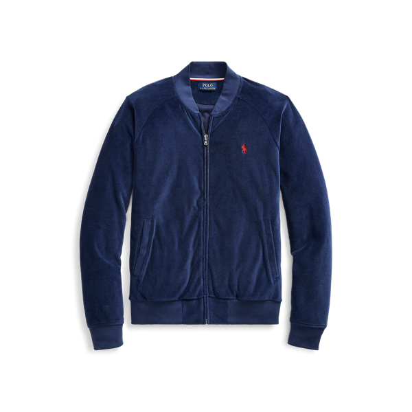 Cotton Blend Velour Jacket for Men Ralph Lauren PT