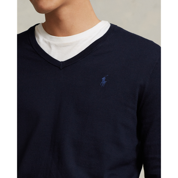 Polo v neck slim fit deals