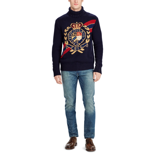 Navy Intarsia-knitted Wool&nbsp;Jumper Polo Ralph Lauren 3