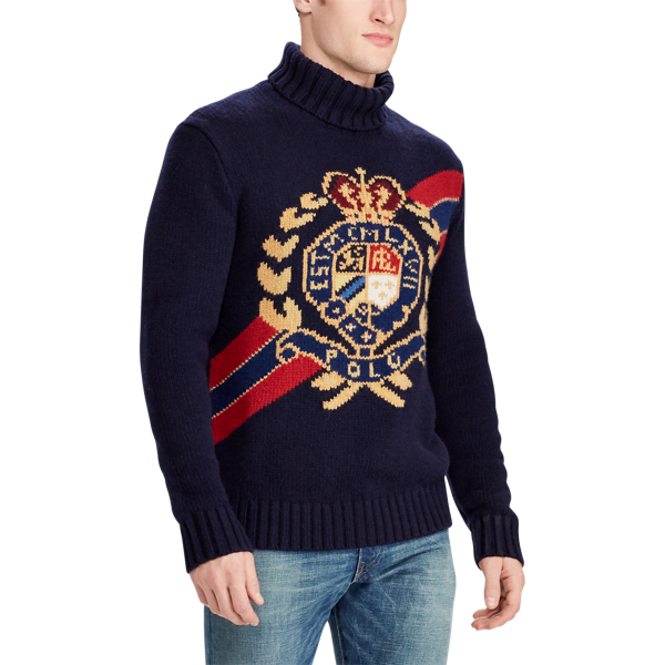 Navy Intarsia-knitted Wool&nbsp;Jumper Polo Ralph Lauren 4