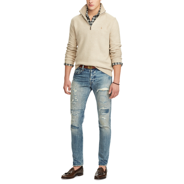 Pullover aus Seide Polo Ralph Lauren in Expedition-D&uuml;ne meliert 2