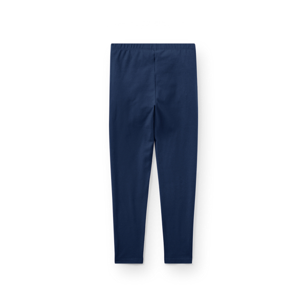 Stretch Legging Baby Girl in Refined Navy 2