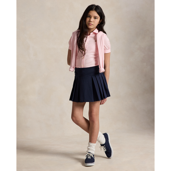 Oxfordhemd Girls 7-14 Years in Rosa 4