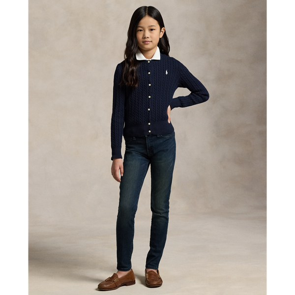 新品タグ付き ポロ ラルフローレン ケーブルニットカーディガンホワイトS Ralph Lauren ホワイト ケーブルニット カーディガン Sサイズ