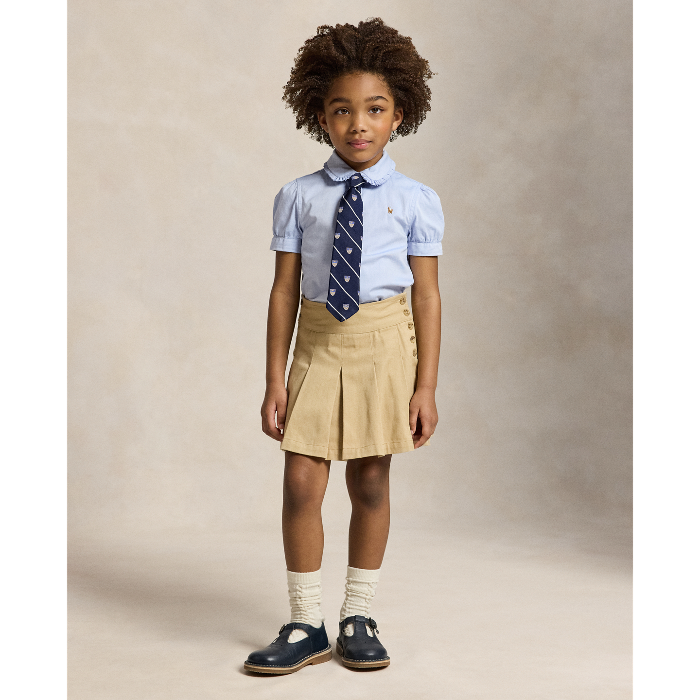 Детская рубашка Ralph Lauren Oxford, цвет: Синий — фото 2