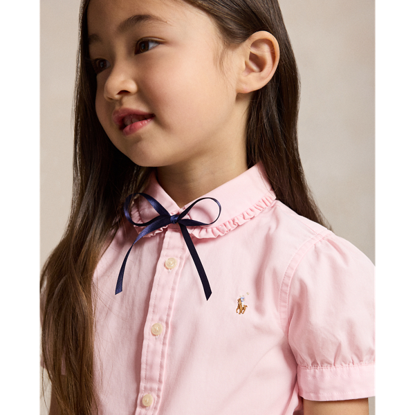 Oxfordhemd Girls 1.5-6.5 Years in Rosa 5