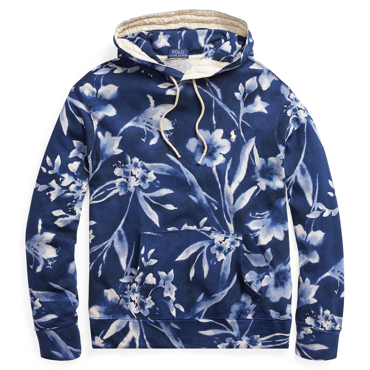 Floral Cotton Spa Terry Hoodie